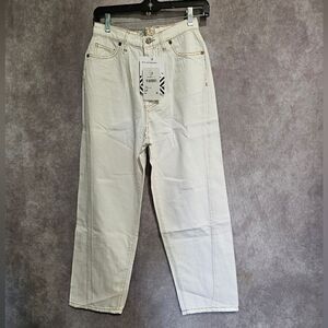 Sandrine Rose x Free People Wide Leg Denim Jeans Size 24